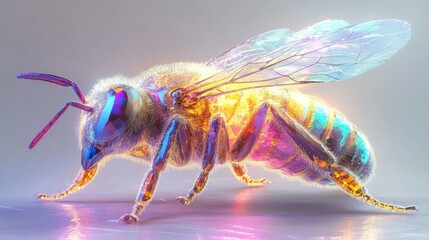 Sticker - flying bee