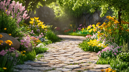 Wall Mural - beautiful garden