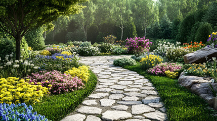 Wall Mural - beautiful garden