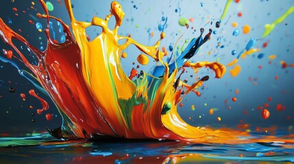 Vibrant Paint Splash