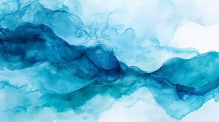 Wall Mural - Serene Blue Abstract Background