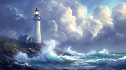 Wall Mural - lighthouse