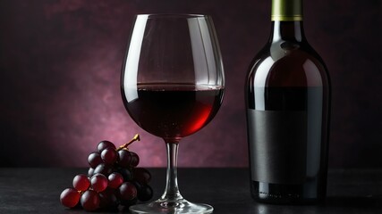 cabernet sauvignon cocktail/alcoholic drink isolated in aesthetic background