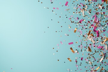 Canvas Print - colorful confetti background