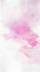 Sticker - Pink watercolor background