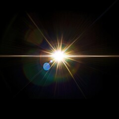 Wall Mural - Bright light flares out