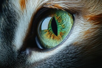 Canvas Print - Close Up of Cat's Eye