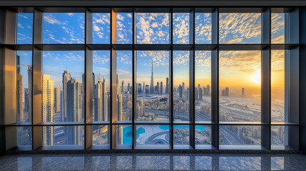 Wall Mural - panoramic view of Dubai