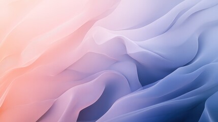 Poster - A gradient background transitioning from deep blue to light pink, with soft, flowing lines adding depth.
