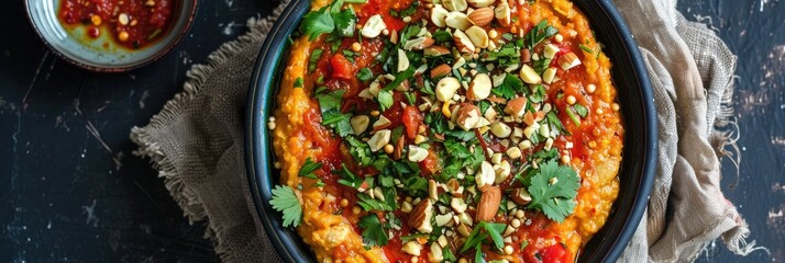 Poster - Spicy Harissa blend complemented by Almonds