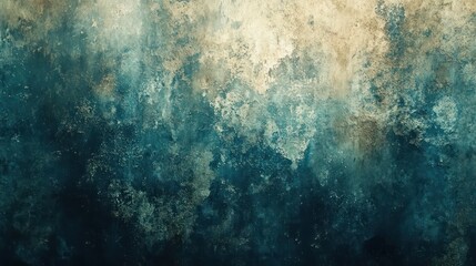 Poster - A blue and white background with a lot of texture. The background is a mix of blue and white, with some areas of blue being more prominent than others. The texture of the background is rough