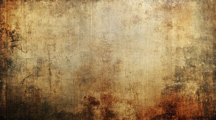 Poster - A very old and worn out piece of wood with a lot of scratches and marks. The wood is brown and has a rough texture
