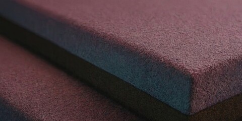 Poster - A close up of a purple and black surface