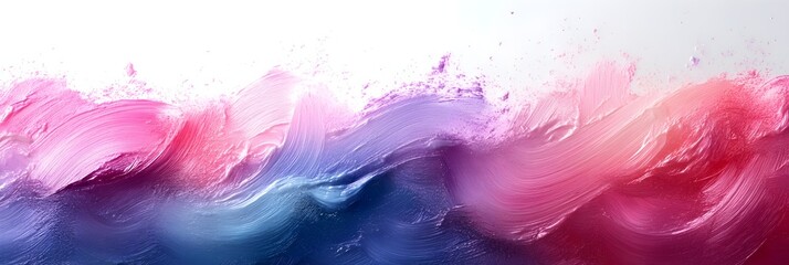 Poster - Pastel Colored Abstract Background with Light Brush Strokes