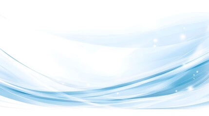 Abstract Blue And White Wavy Lines Background