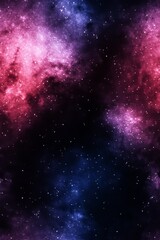 Wall Mural - A deep space gradient background fading from dark blue to rich purple with subtle starlike speckles evoking the vastness of outer space and a sense of mystery