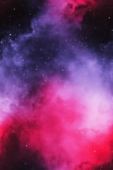 Wall Mural - A deep space gradient background fading from dark blue to rich purple with subtle starlike speckles evoking the vastness of outer space and a sense of mystery