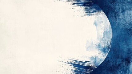 Abstract Blue and White Watercolor Background