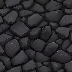 Sticker - Black Stone Texture