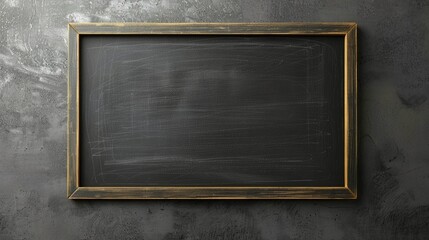 Wall Mural - Gray Graphite Blackboard for Notes and Ads