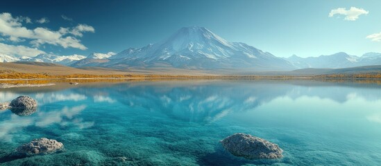 Wall Mural - Mountain Lake Serenity