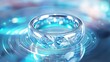 © Phichaphat - Sparkling Diamond Ring with Blue Reflections