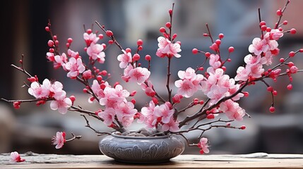 Wall Mural - pink cherry blossom  