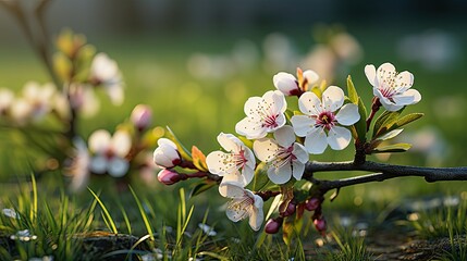 Sticker - spring flowers in spring