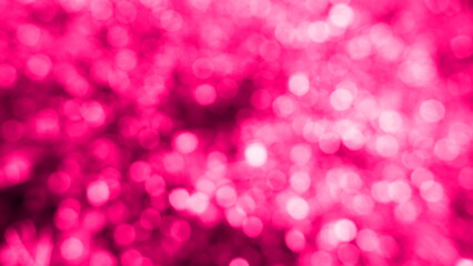 Wall Mural - Soft focus pink Abstract bokeh background Glittering aesthetic textured pattern