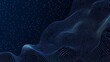 © Adi - Dynamic Blue Waves with Starry Background in Abstract Design