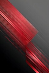 Wall Mural - Abstract digital art featuring a dynamic diagonal layout with a gradient transition from deep red to black.