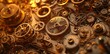 © Adi - Intricate Steampunk Clockwork Gears: A Glimpse into Mechanical Artistry