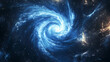 © xuan - Mysterious universe within a blue vortex