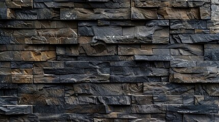 Poster - Empty stone wall for interior design background in home, office, hotel