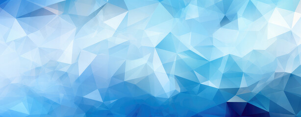 Wall Mural - Abstract Blue Geometric Background Design