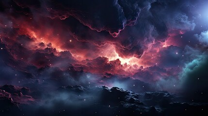 Wall Mural - cosmic nebula background sky cloud breathtaking view milky way with vibrant a space star universe astronomy science fantasy astral mystery