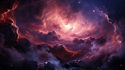 Wall Mural - cosmic nebula background sky cloud breathtaking view milky way with vibrant a space star universe astronomy science fantasy astral mystery