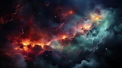 Wall Mural - cosmic nebula background sky cloud breathtaking view milky way with vibrant a space star universe astronomy science fantasy astral mystery