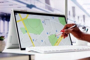 Poster - GPS Location Map Search Online