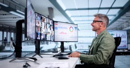 Poster - Business Telework Video Meeting