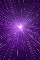 Fototapete - Abstract violet background with a starburst explosion illustrated in a line art style