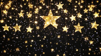 Wall Mural - night sky filled with twinkling stars
