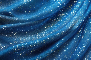 Poster - Vibrant abstract blue backdrop featuring sparkling glitter