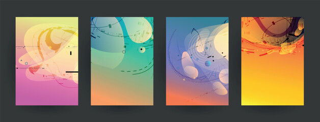 Poster - Abstract background cover design. Vector pattern