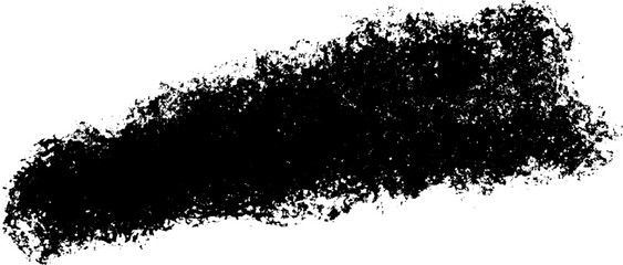 Wall Mural - rough edged black brush stroke vector