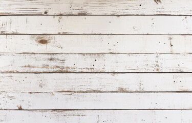 Wall Mural - Distressed White Shiplap Background with Weathered Wood Texture in Light Brown Tones, Rustic Farmhouse Style, Featuring Painted and Weathered Appearance