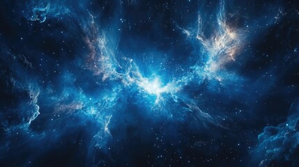 Wall Mural - Nebula Space galacy Ethereal with vibrant colors and swirling patterns universe