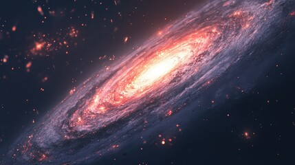Wall Mural - galaxy space background cosmos univers ethereal nebula with vibrant colors and swirling patterns