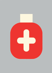 Poster - Minimalist medical first aid icon