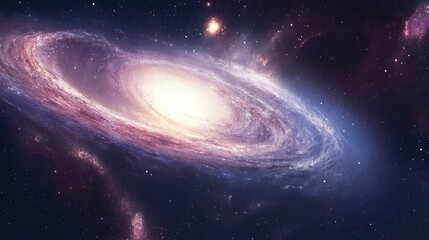 Wall Mural - galaxy space background cosmos univers ethereal nebula with vibrant colors and swirling patterns